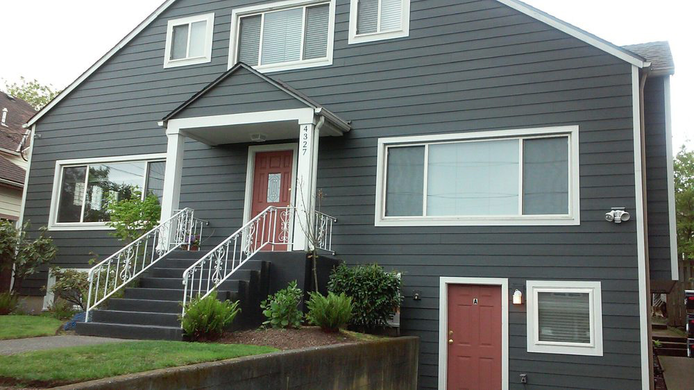 Image of front of home resided by EcoSide